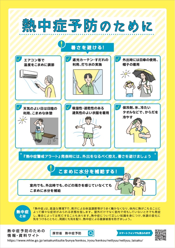 熱中症予防ポスター